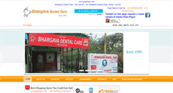 Desktop Screenshot of bhargavadentalcare.com